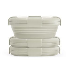 Stojo Box Collapsible Food Storage Containers in Oat